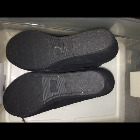 TOMS black wedge bootie size 11 in good condition - Picture 4 of 5